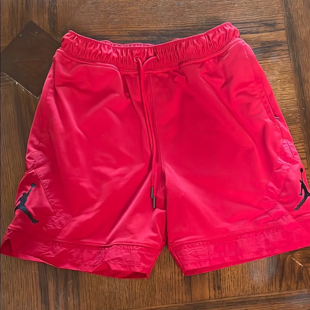 Jordan Bright Red Sports Shorts